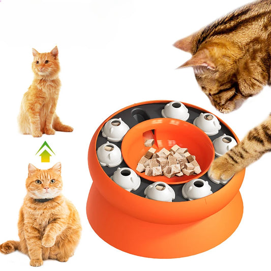 Cat Bowl Puzzle Toy